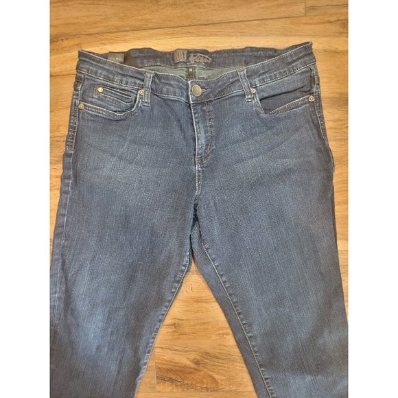 KUT from the Kloth Jeans Women Size 16 Blue Denim Mid Rise - Picture 3 of 8